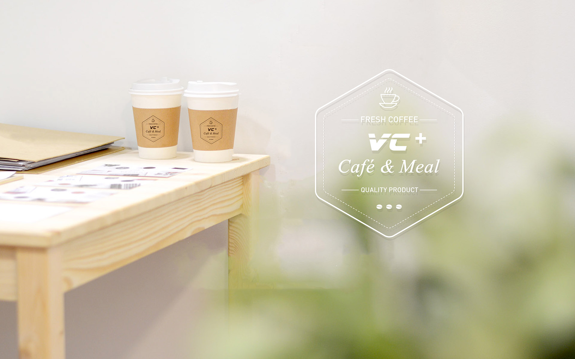 VC+咖啡连锁VI